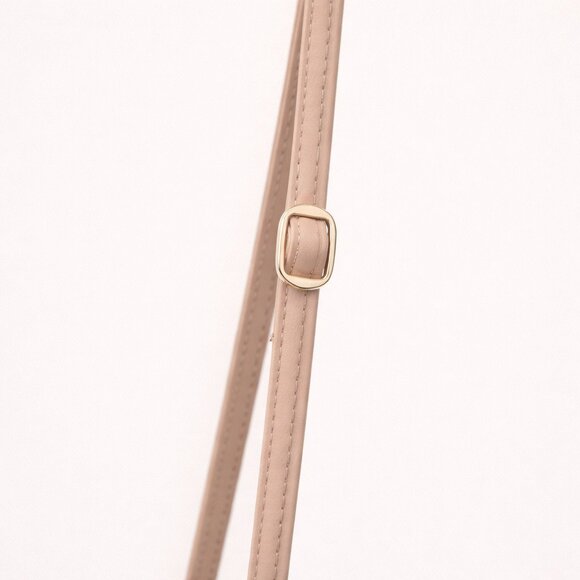 Victoria’s Secret Beige Cinched Bucket Crossbody Bag NWT - Picture 7 of 9